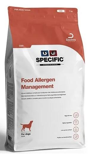 SPECIFIC CDD FOOD ALLERGY MANAGEMENT